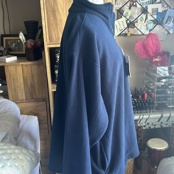 Polar Wear Navy Zip Up Fleece Jacket - XXL NWT - Picture 3 of 5